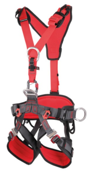 Imbragatura CAMP GT è l'imbracatura anticaduta sviluppata per lavori in sospensione e posizionamento, dotata di imbottiture per garantire il giusto supporto e comfort