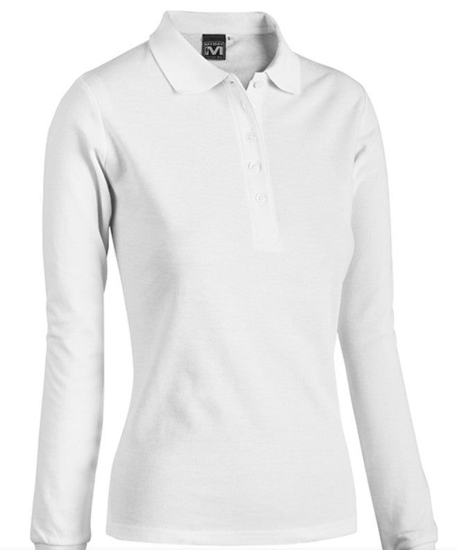 Polo Donna SOTTOZERO STEFFI manica lunga 195/200 gr 100% cotone piquet