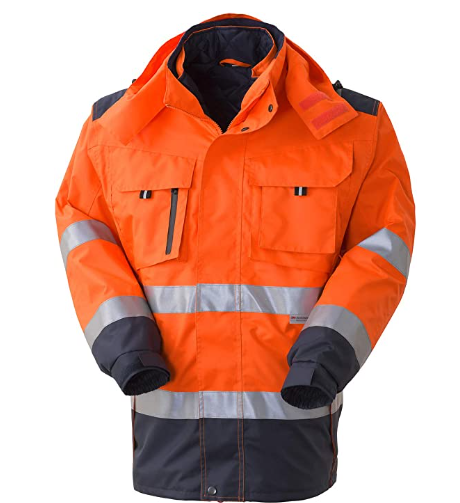 Parka Rissini A/V Lucentex Barents arancio/blu