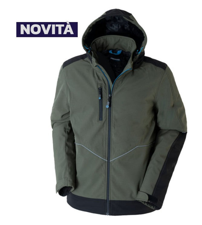 Giubbotto Softshell ROSSINI 
R-Evolution
Tessuto Softshell a tre strati imbottito con ovatta 120 g/m²