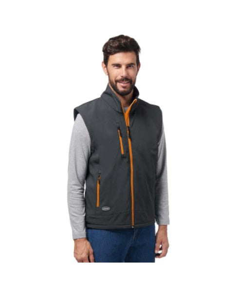 Gilet LOGICA SURF/6 Softshell
320 gr waterproof, colore grigio arancio fluo