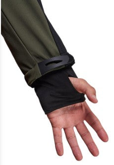 Giacca LOGICA URAGAN7 in Softshell 320 gr waterproof 6000 mm/h2o con cappuccio staccabile Verde