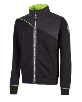 Felpa U POWER URANUS con zip lunga idrorepellente