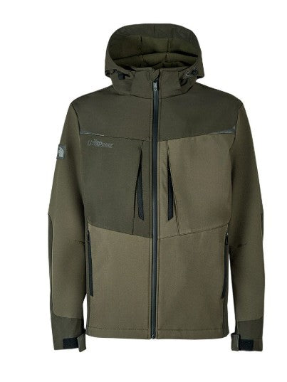 Giacca tecnica VERVE UPOWER Realizzata in softshell innovativo con interno in micro-fleece al grafene, garantisce la distribuzione uniforme del calore per un comfort ottimale
