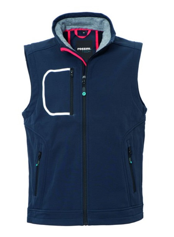 Gilet ROSSINI ZACK Softshell
idrorepellente
94% poliestere
6% spandex