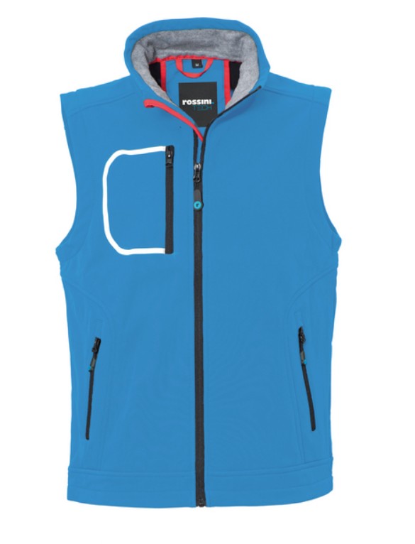 Gilet ROSSINI ZACK Softshell
idrorepellente
94% poliestere
6% spandex