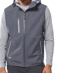 Thumbnail for Gilet LOGICA Softshell 280gr waterproof grigio con cappuccio