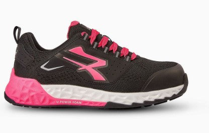 Scarpa antinfortunistica bassa
U-POWER BRIENNE ESD S1PS HI HRO FO SR Metal Free puntale NanoFiber