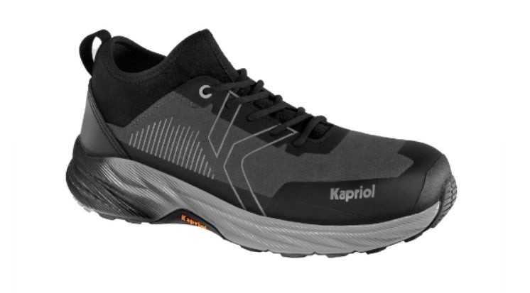 Scarpa antinfortunistica bassa KAPRIOL DUNE MICRO SOCKS 
S3S FO SR
Peso: 490 gr.