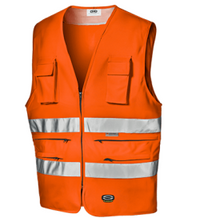 Thumbnail for Gilet Sir Safety TRAFFIC alta visibilità con tasche arancio
