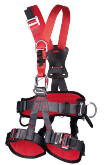 Imbragatura anticaduta CAMP GOLDEN TOP PLUS è l'imbracatura completa per accesso su corda sviluppata e adatta per lavori in sospensione e posizionamento