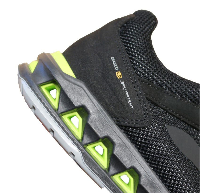 Scarpa antinfortunistica bassa GIASCO MOON S1PL FO SC SR
Peso scarpa Tg 42 gr. 500