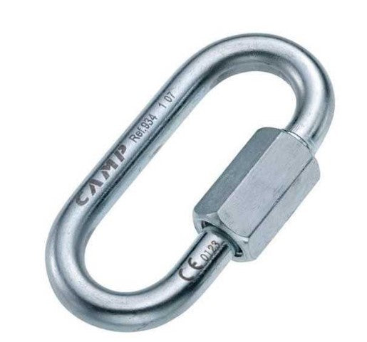 Moschettone Camp Oval Quick link steel 8 mm