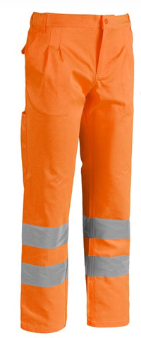 Thumbnail for Pantalone SOTTOZERO uomo alta visibilità  con rifrangenti, con1  tasca gamba sx,
60% COTONE, 40% POLIESTERE
240 g/m2