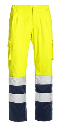 Thumbnail for Pantalone SOTTOZERO STRETCH alta visibilità  con rifrangenti, elasticizzato con 2 tache gamba,
77% POLIESTERE, 20% COTONE, 3% SPANDEX 250 g/m 2