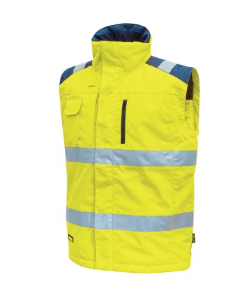 Gilet U-POWER PRIME imbottito con chiusura centrale con zip
100% poliestere