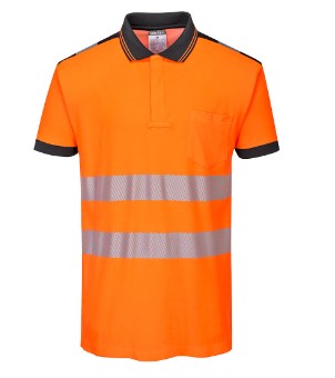 Polo PORTWEST manica corta Hi-Vis