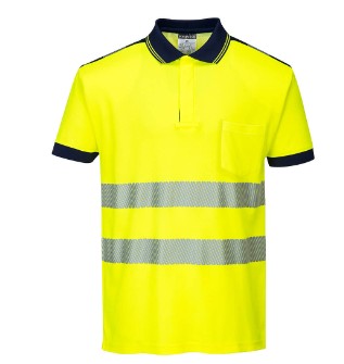 Polo PORTWEST manica corta Hi-Vis