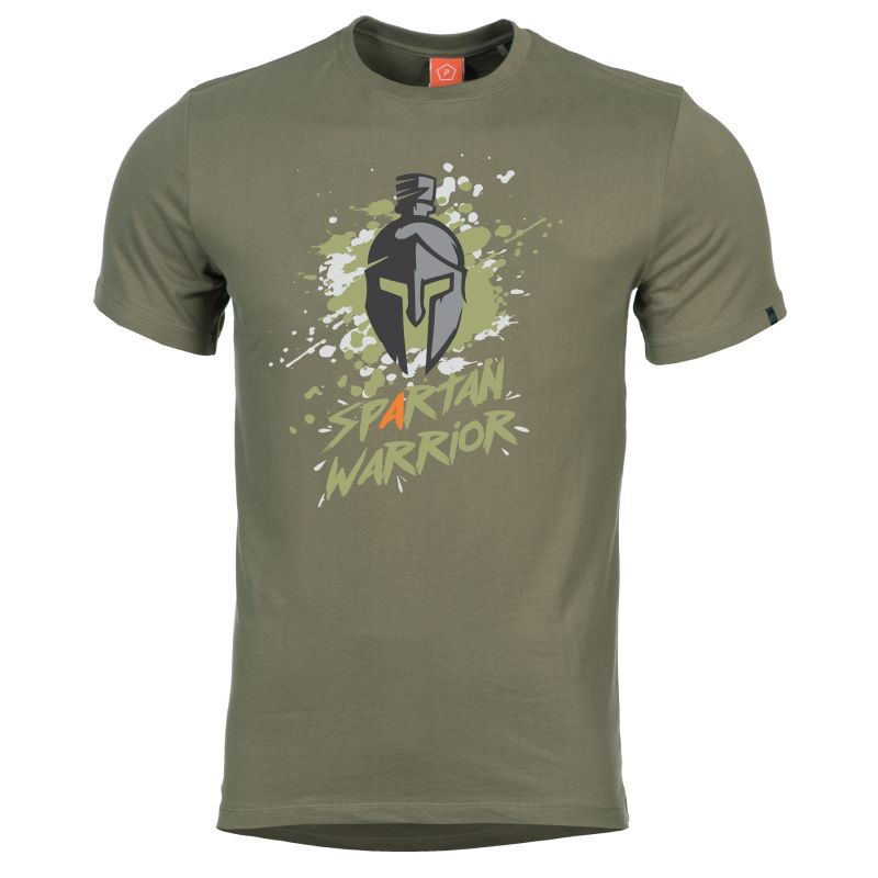 T-Shirt unisex Pentagon con grafica Ageron Spartan Warrior